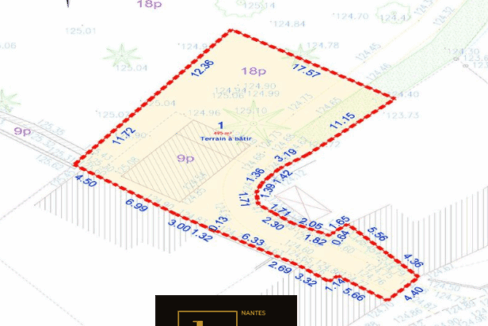 Immo-Vannes - Terrain 495 m² - ELVEN - Centre